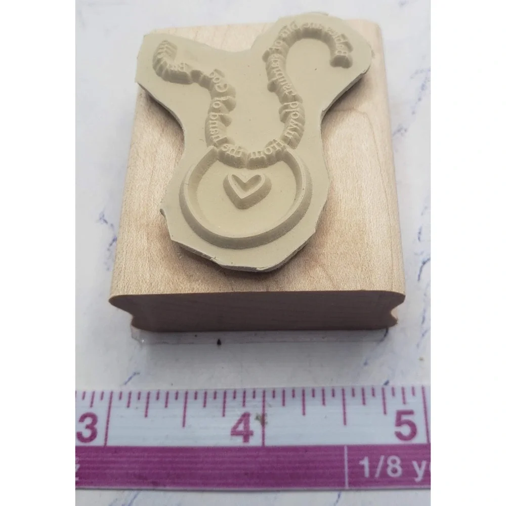 Stampin Up Babies Are Bits of Stardust Hand of God Wood Mounted Rubber Stamp